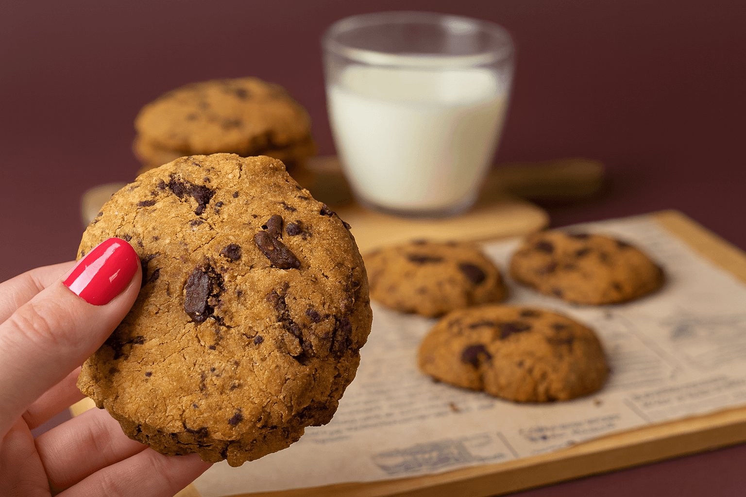 Biscotti di avena e cioccolato