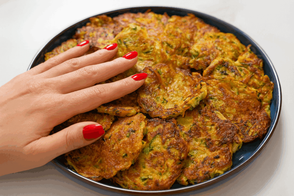 Croccanti fuori, morbide dentro: le frittelle di zucchine che ti salvano cena e linea, solo 4 ingredienti e poco olio in padella!