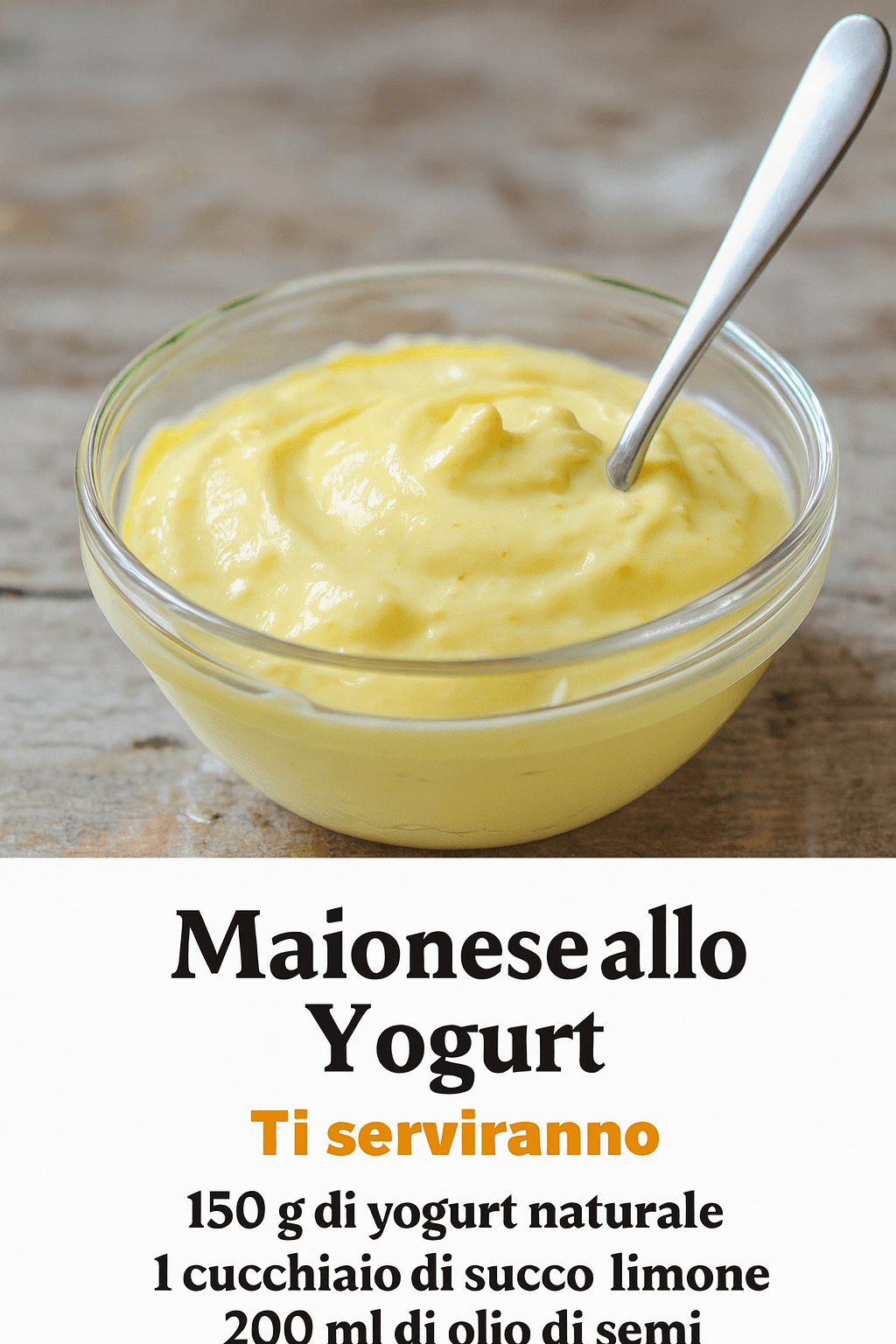 Maionese allo yogurt
