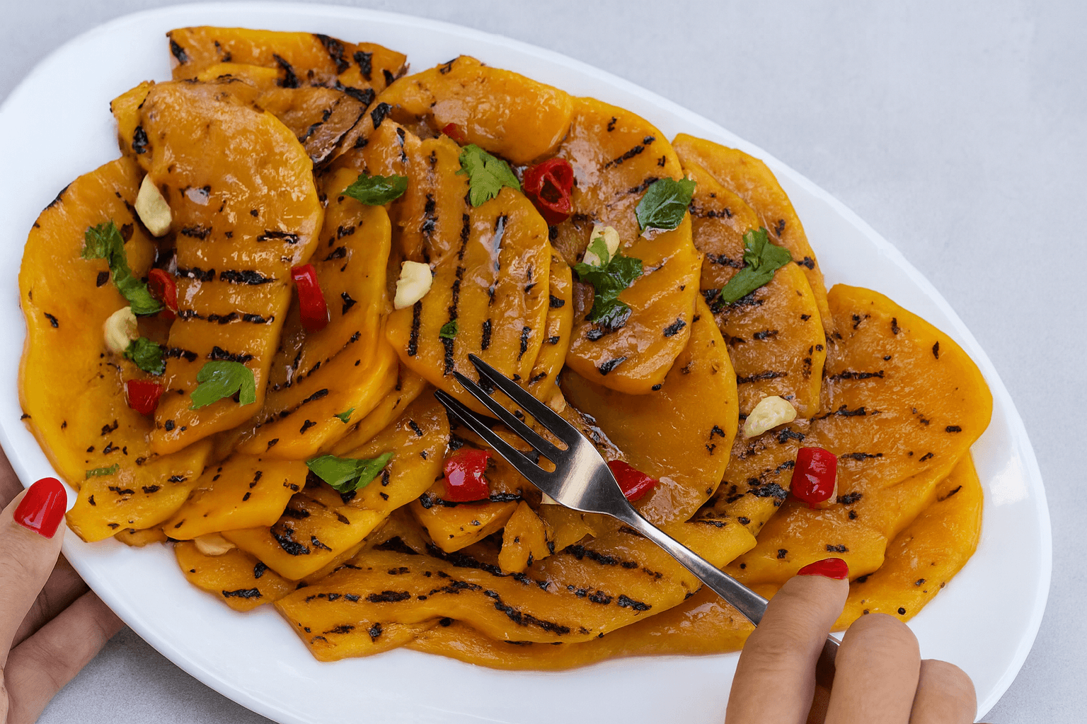 Zucca grigliata