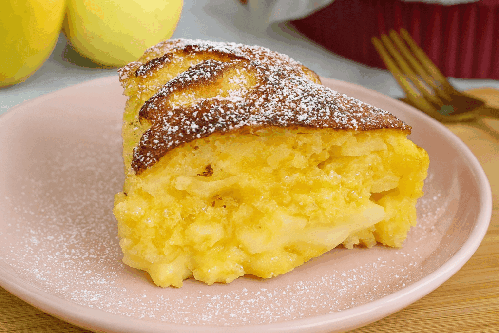 Con 180 g di farina di riso e 2 mele preparo la torta più leggera del mondo: solo 183 calorie a fetta, incredibile!