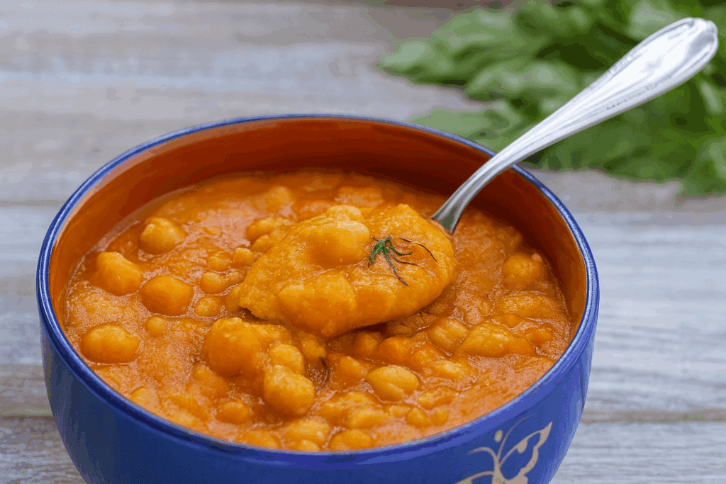 Ceci e patate, l’abbinamento che non sbaglia mai: la zuppa contadina povera che preferisco di più e con solo 280 Kcal!