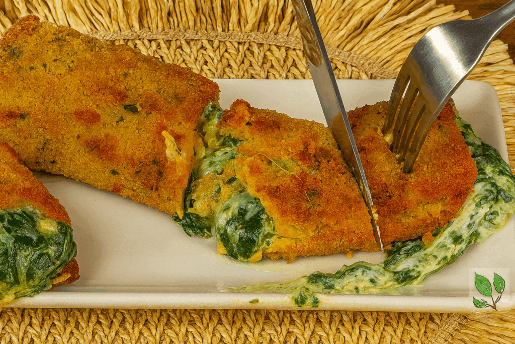 Sembrano complicati ma sono più facili delle polpette: involtini di zucchine con ripieno di spinaci e formaggio, cotti in friggitrice ad aria (sono andati a ruba)