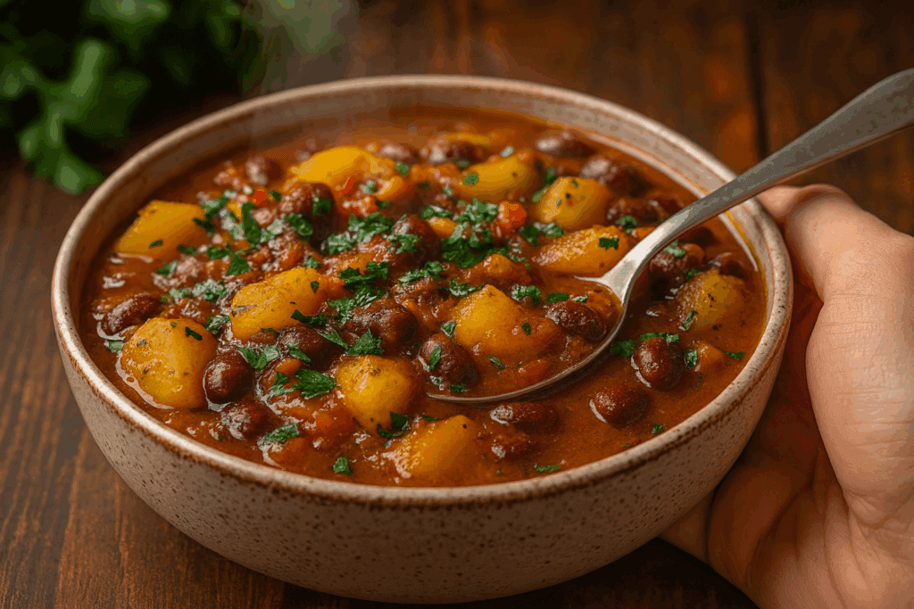 Altro che spezzatino! Questa zuppa di fagioli è così buona che nessuno rimpiange la carne: economica, ricca di proteine e senza sensi di colpa!