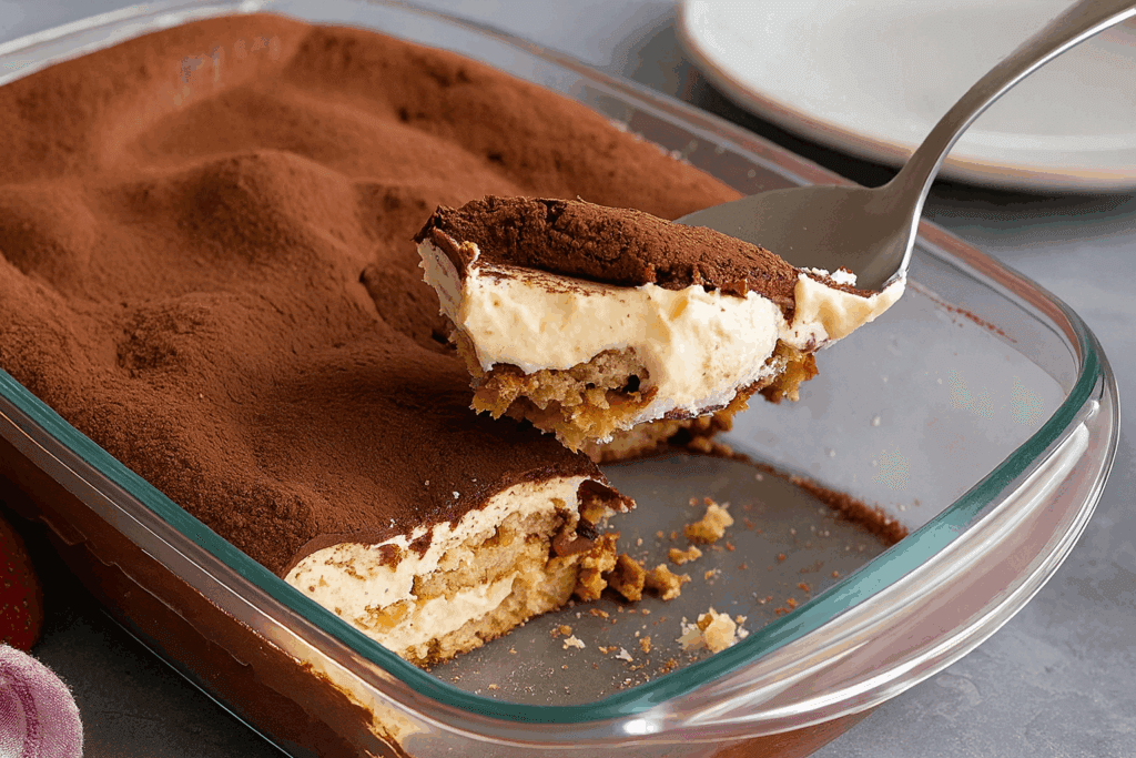 Sono una nutrizionista e questa è la mia alternativa furba al tiramisù: cremoso, proteico, dolce, cremosa, sazia per ore e con meno di 200 calorie a porzione!