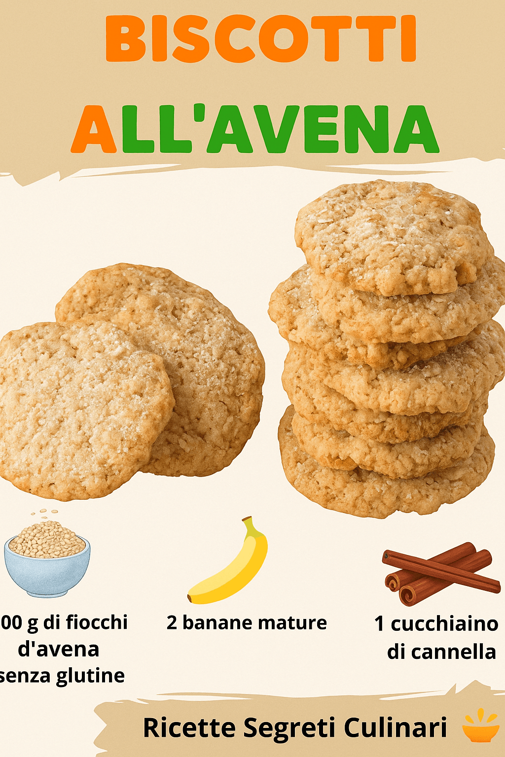 Biscotti all'avena