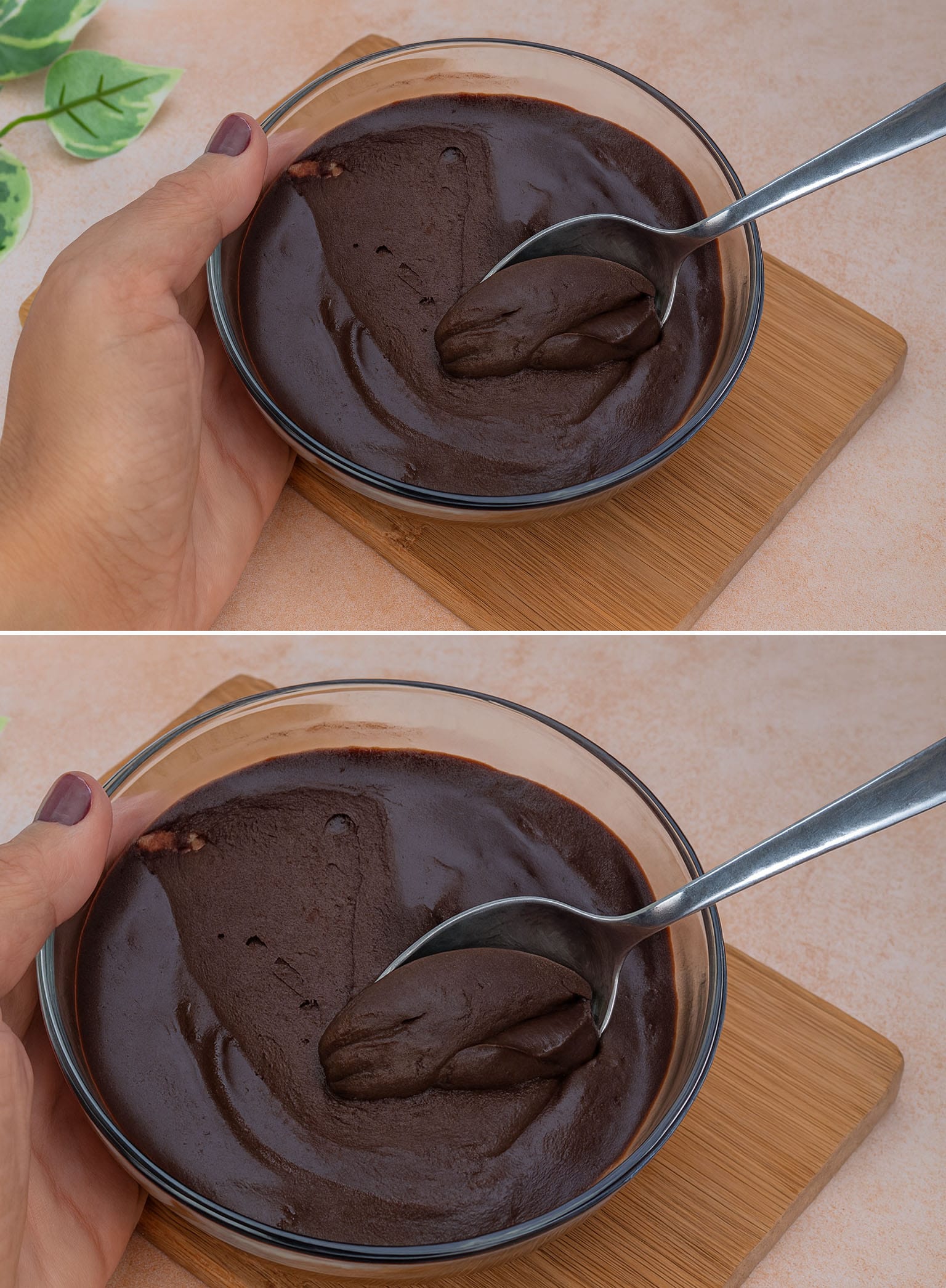 Crema proteica al cacao