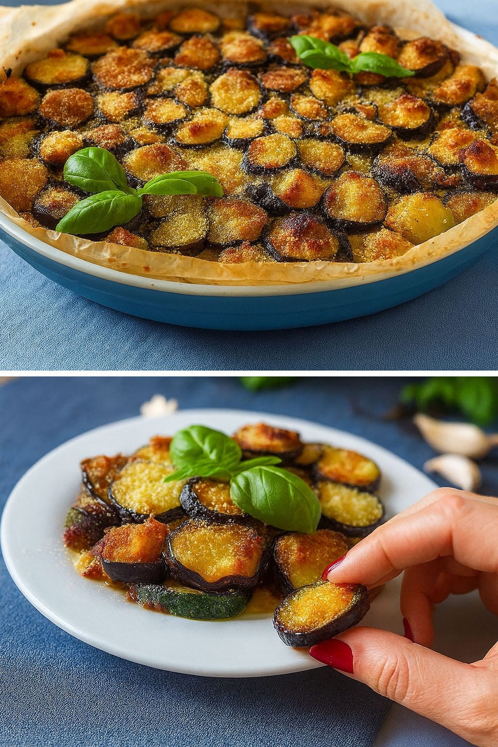 Melanzane e zucchine al forno