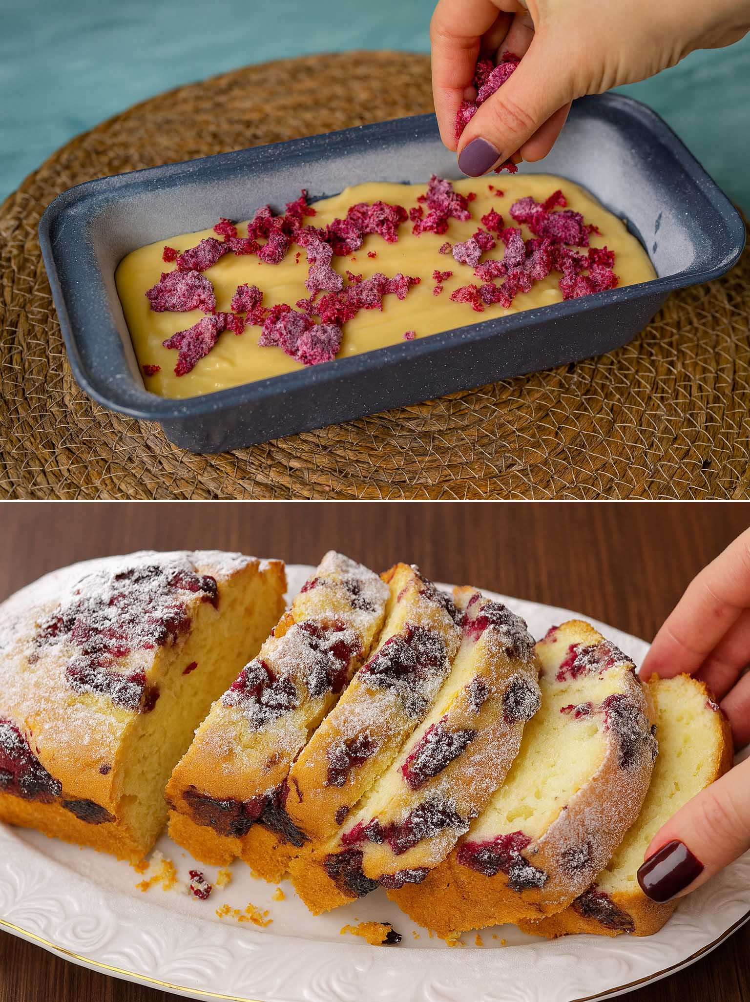 Plumcake ai frutti di bosco