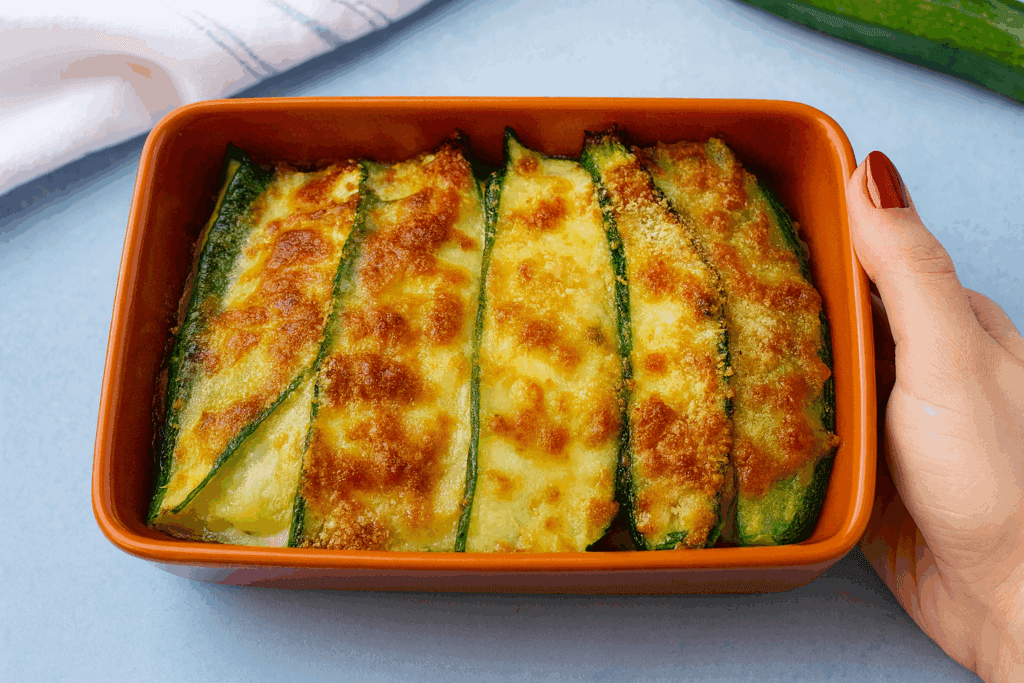 La parmigiana di zucchine e patate è la mia ricetta salva-cena: facile, filante e saporita, non avanza mai niente (solo 380 kcal)