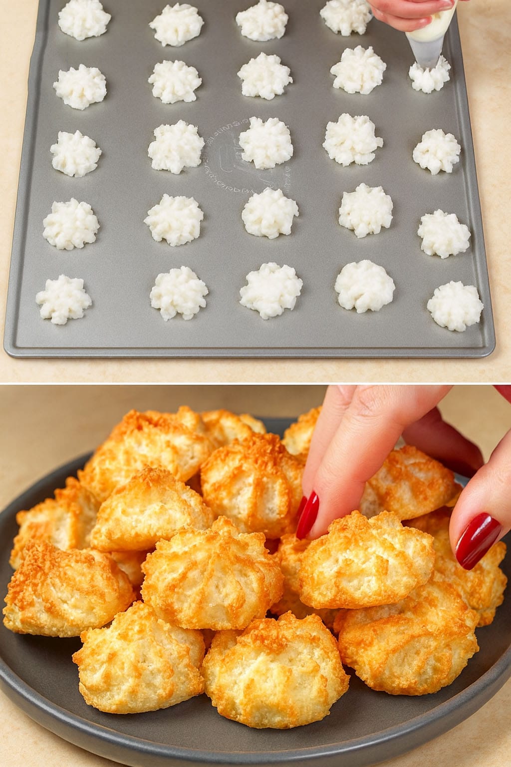 Biscotti albumi e cocco
