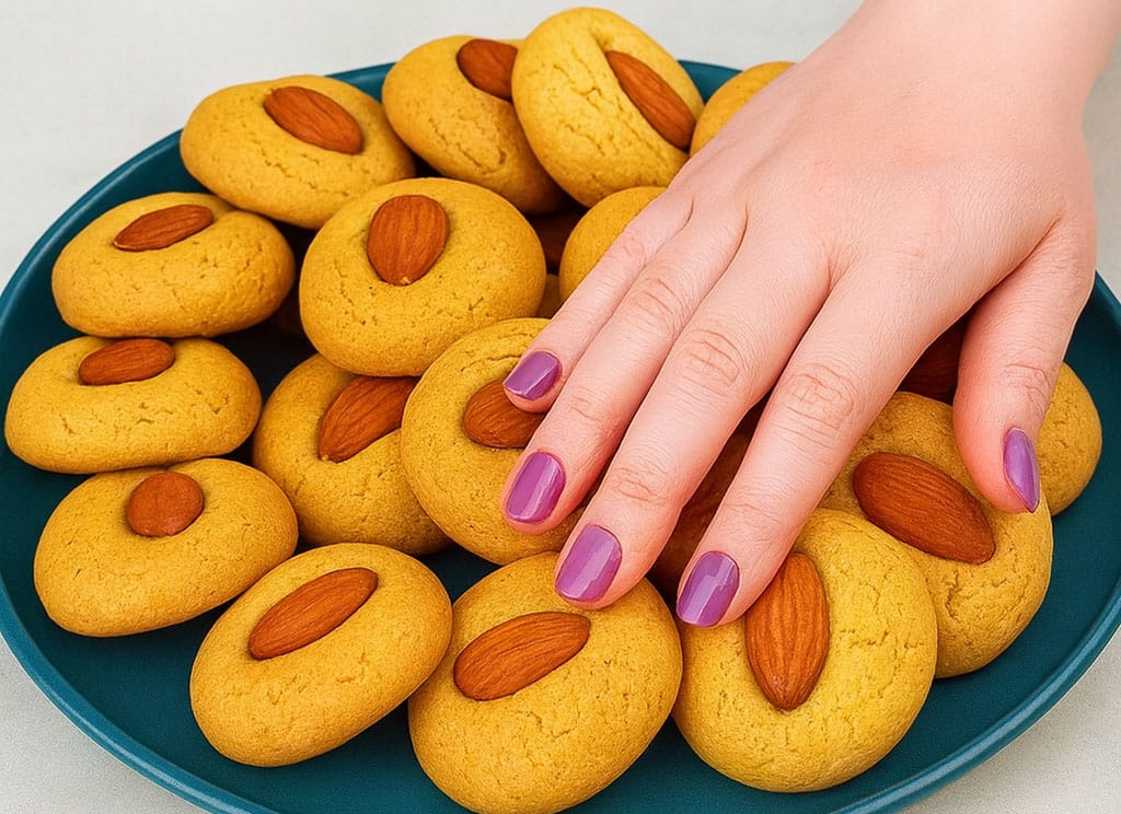 Non credevo fossero così buoni con poca farina: biscotti alle mandorle e limone pronti in 10 minuti, frenano la fame e sono golosissimi!