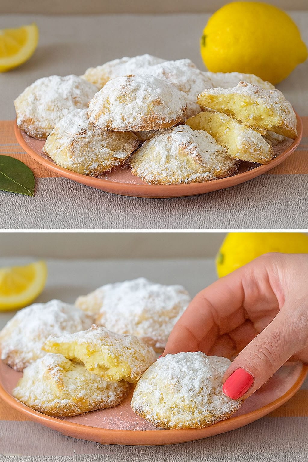 Biscotti di mandorle al limone
