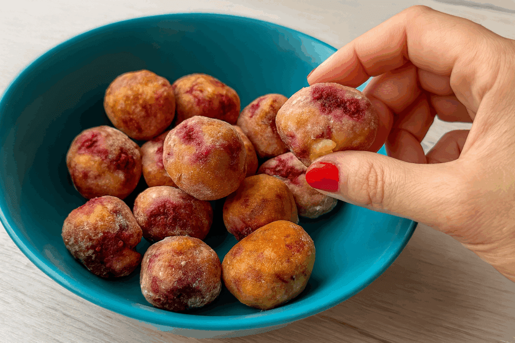 Non credevo fosse possibile: 3 ingredienti, senza farina, 35 calorie a biscotto e uno tira l’altro… sono già finiti prima ancora che si raffreddassero!