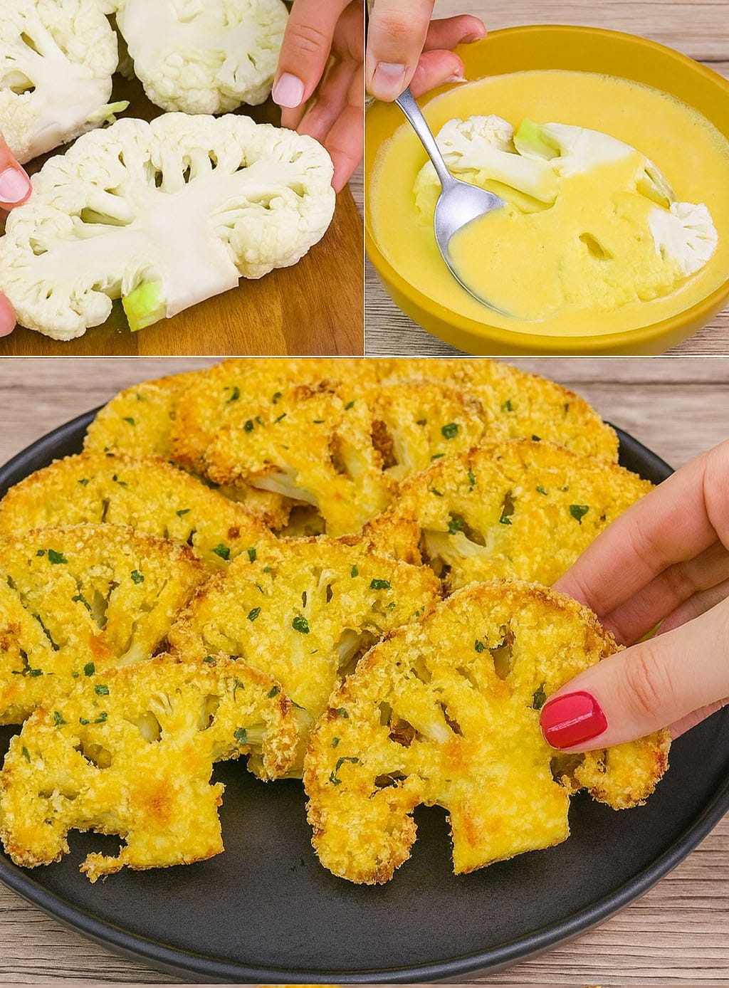 Cotolette di cavolfiore