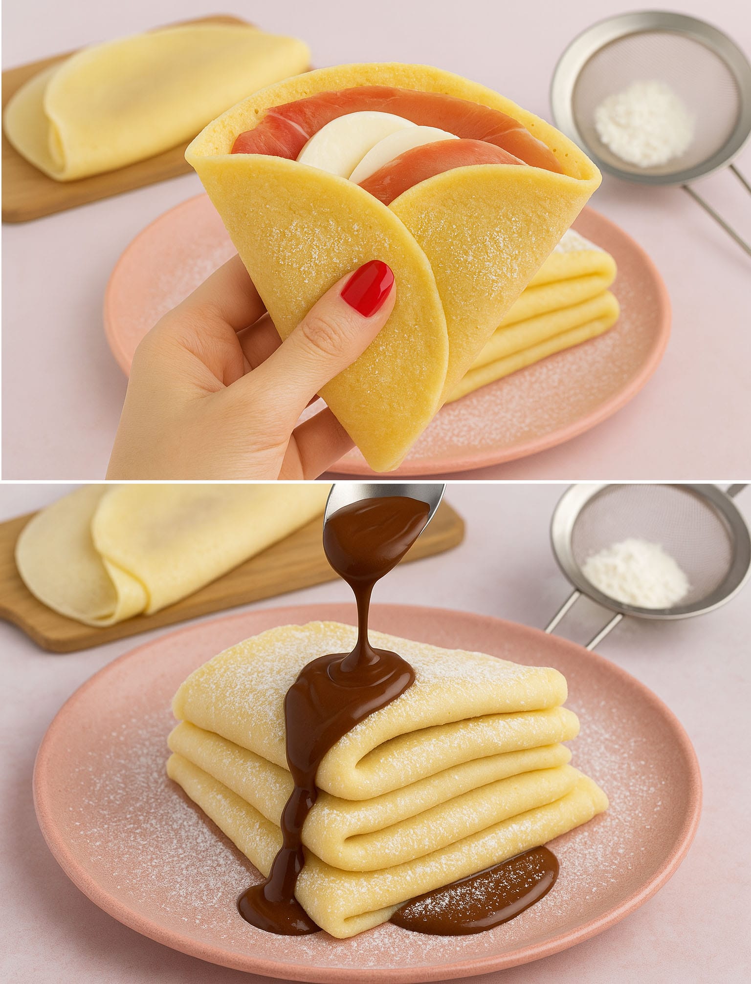 Crepes dolci o salate