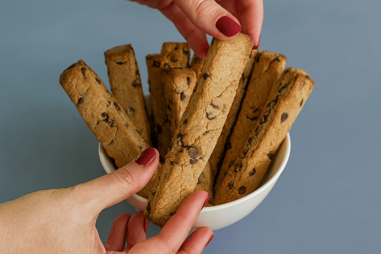 Biscotti di avena e gocce di cioccolato