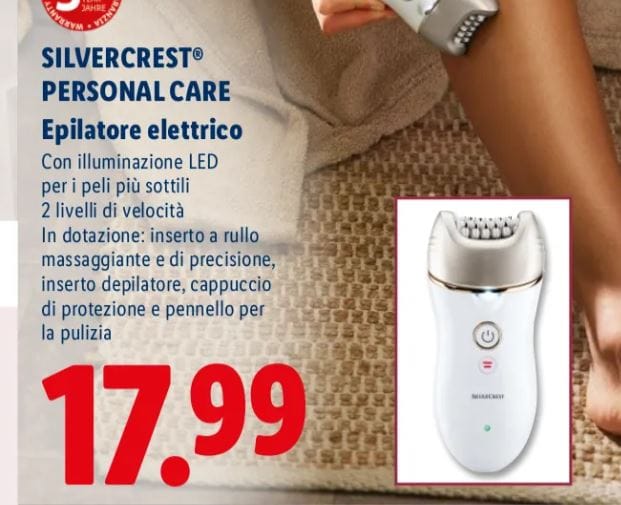 Epilatore elettrico lidl