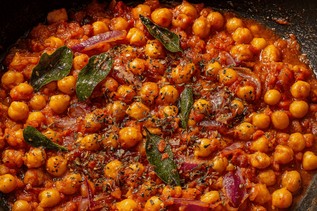 Altro che piatto povero: i miei ceci alla marinara con un sughetto perfetto per la scarpetta, leggeri ma saporiti, il piatto che sazia senza appesantire!