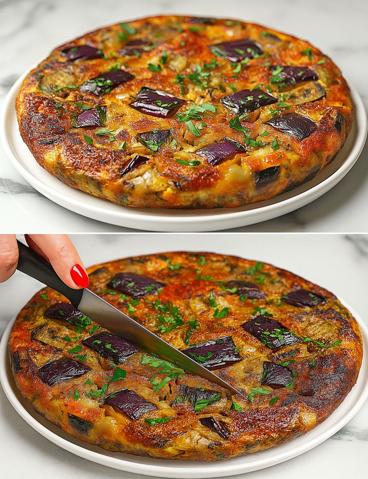 Frittata di melanzane