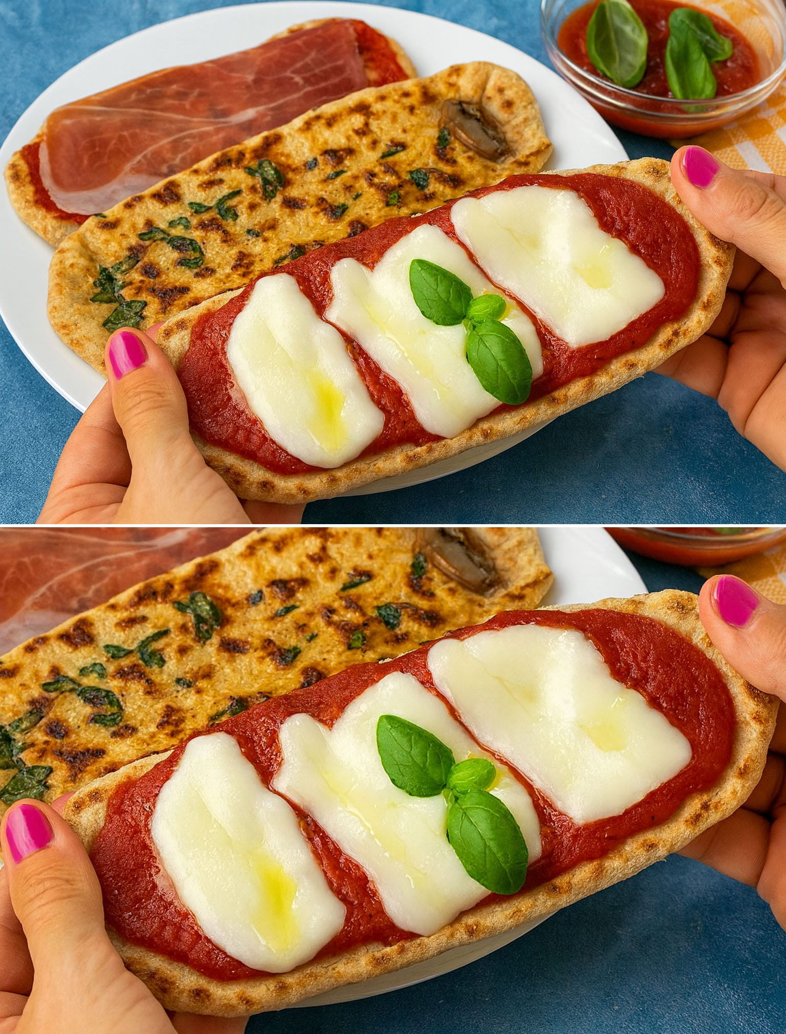 Lingue di pizza integrali