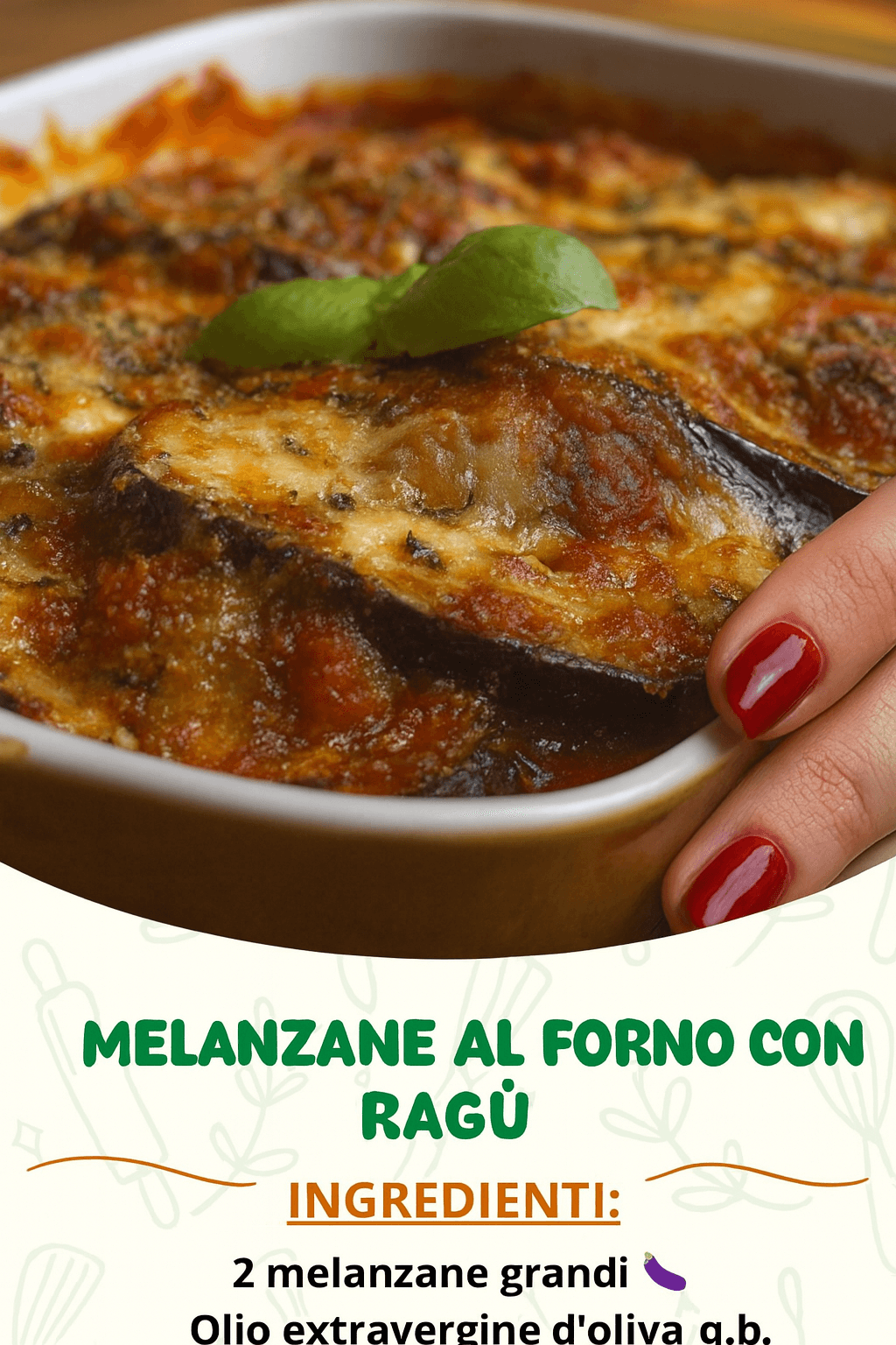Melanzane al forno con ragù