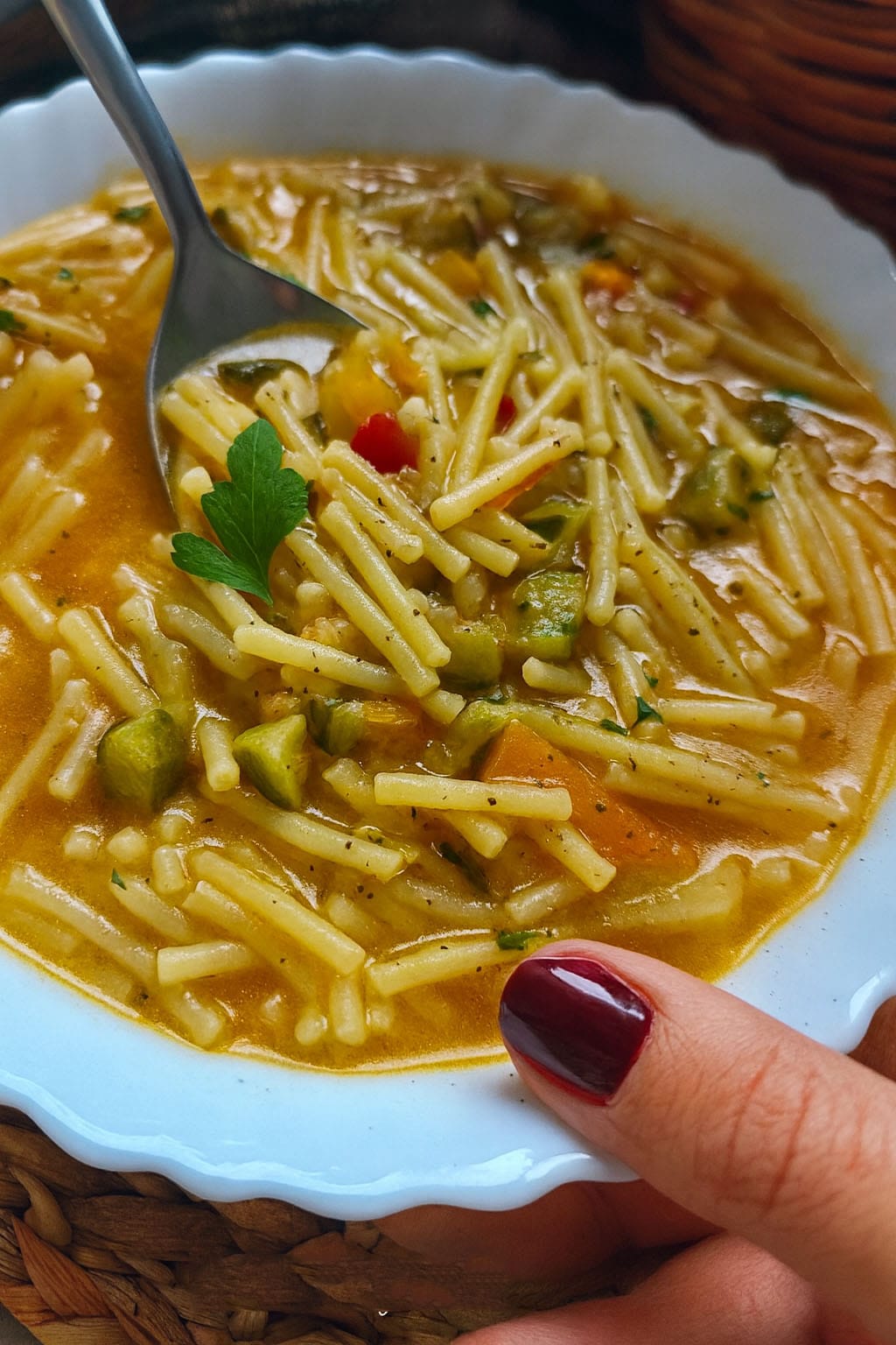 Minestra con zucchine