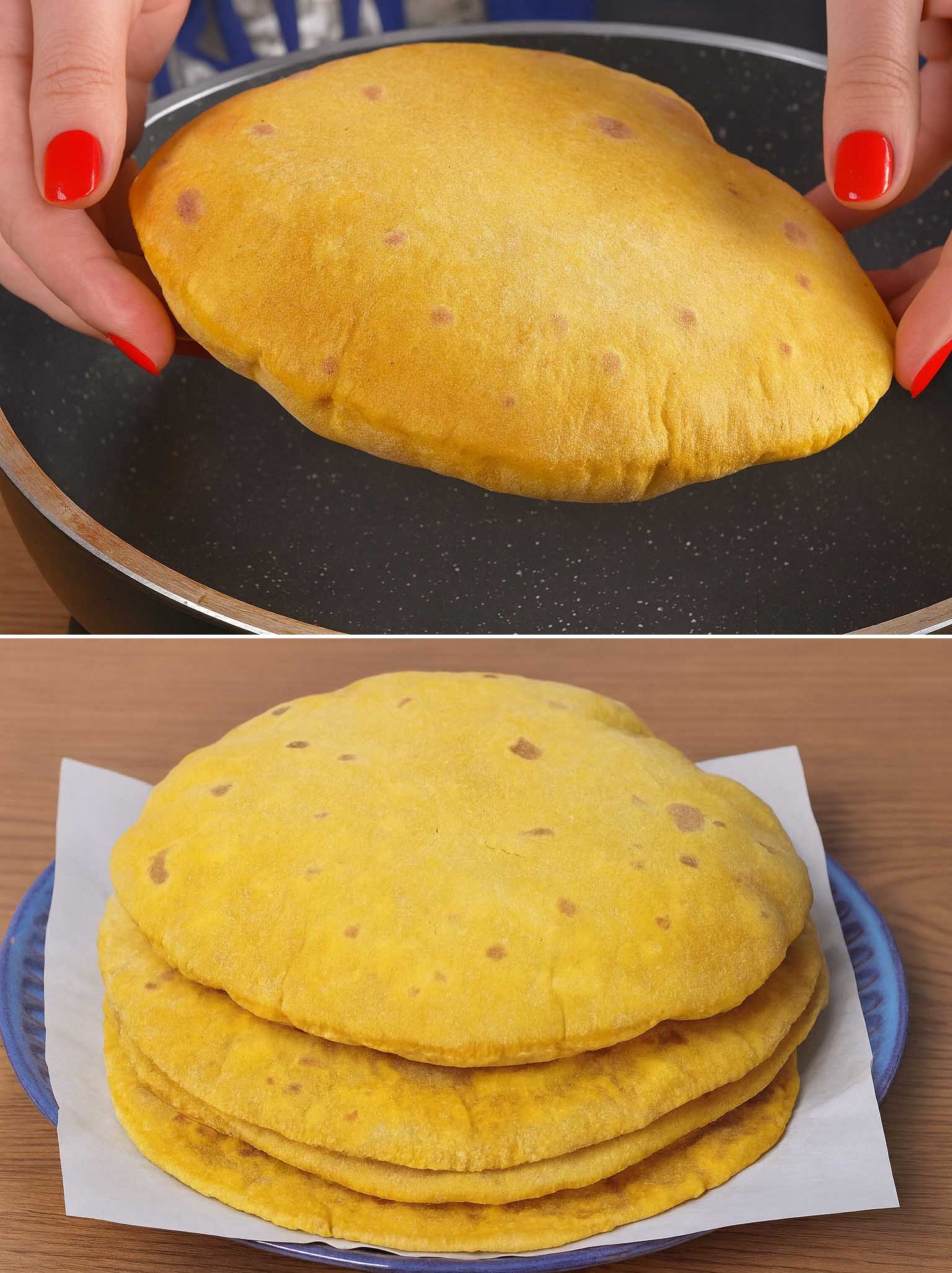 Piadine di avena e carote
