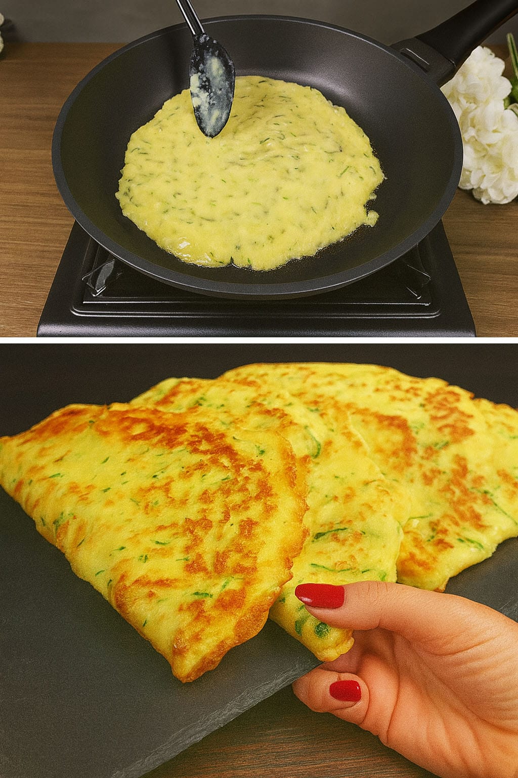 Piadine di zucchine