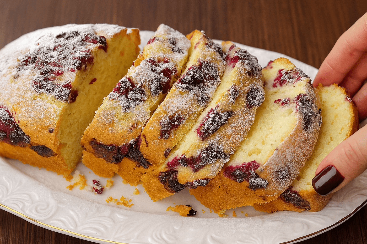 Plumcake ai frutti di bosco
