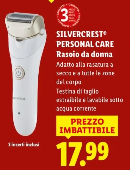 Rasoio da donna lidl