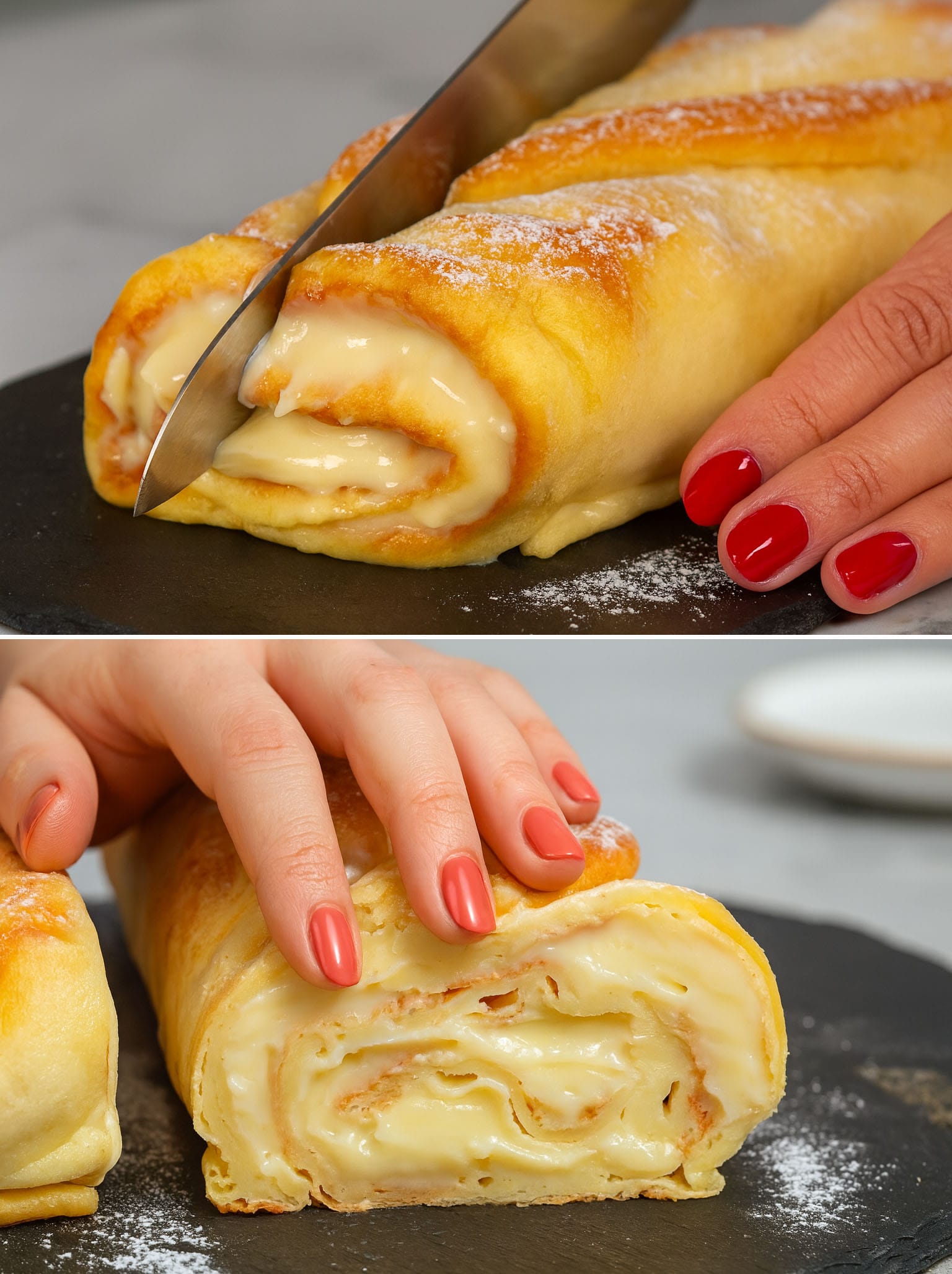 Rotolo alla crema