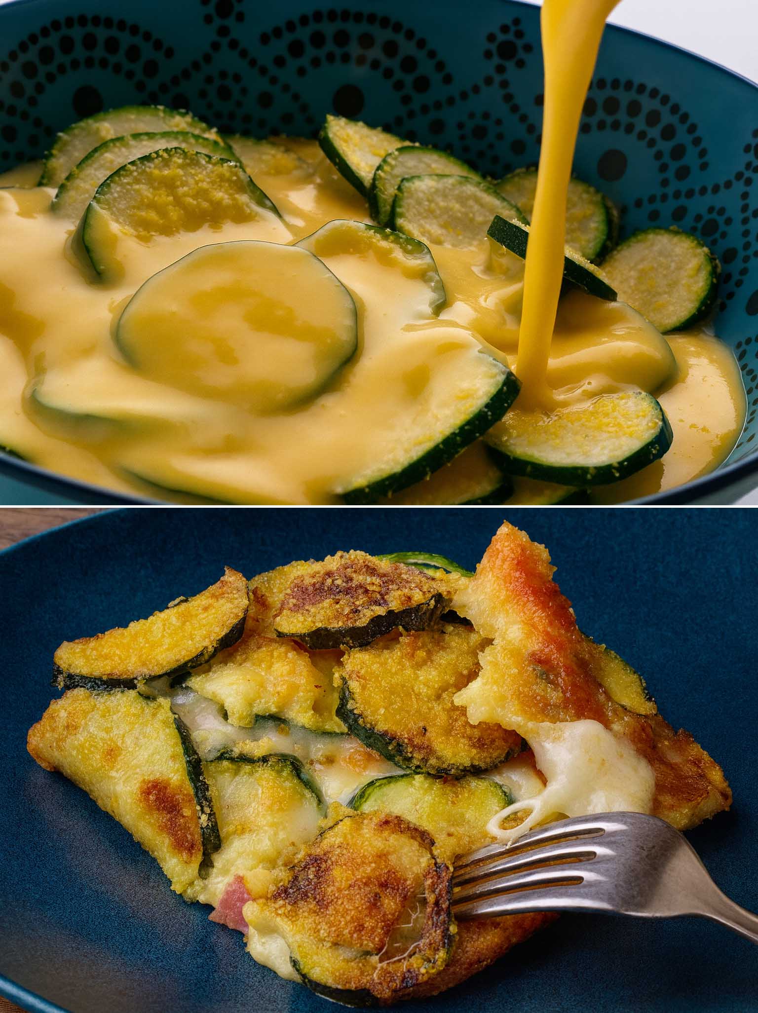 Sformato di zucchine sabbioso