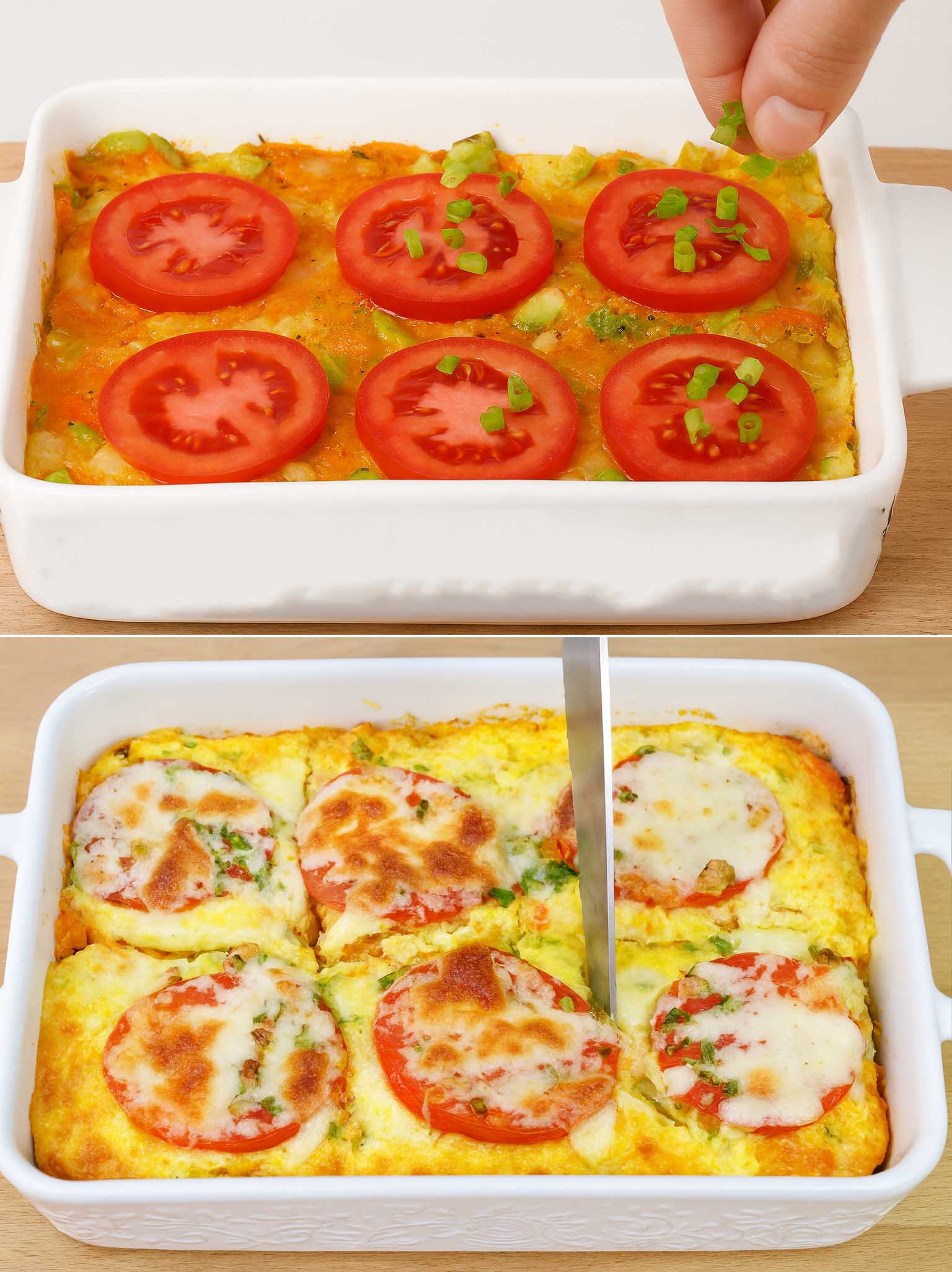 Sformato di zucchine e verdure