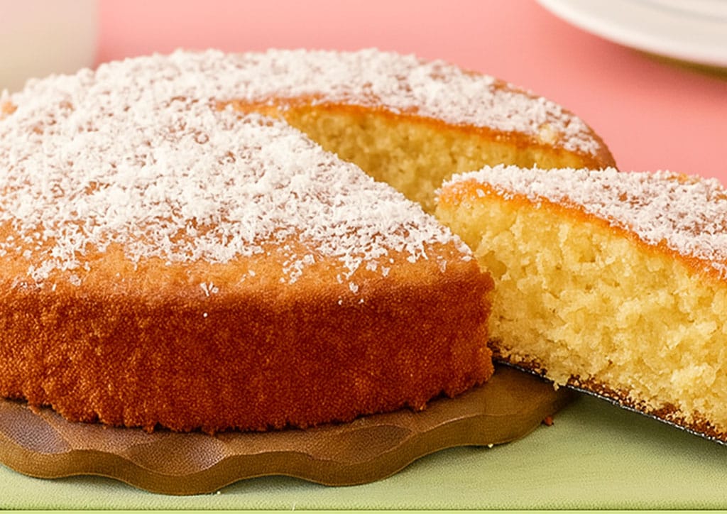 Solo pochi ingredienti e ti sembra di essere ai Caraibi: la torta al cocco più soffice che tu abbia mai provato, resta morbidissima per giorni senza seccarsi!