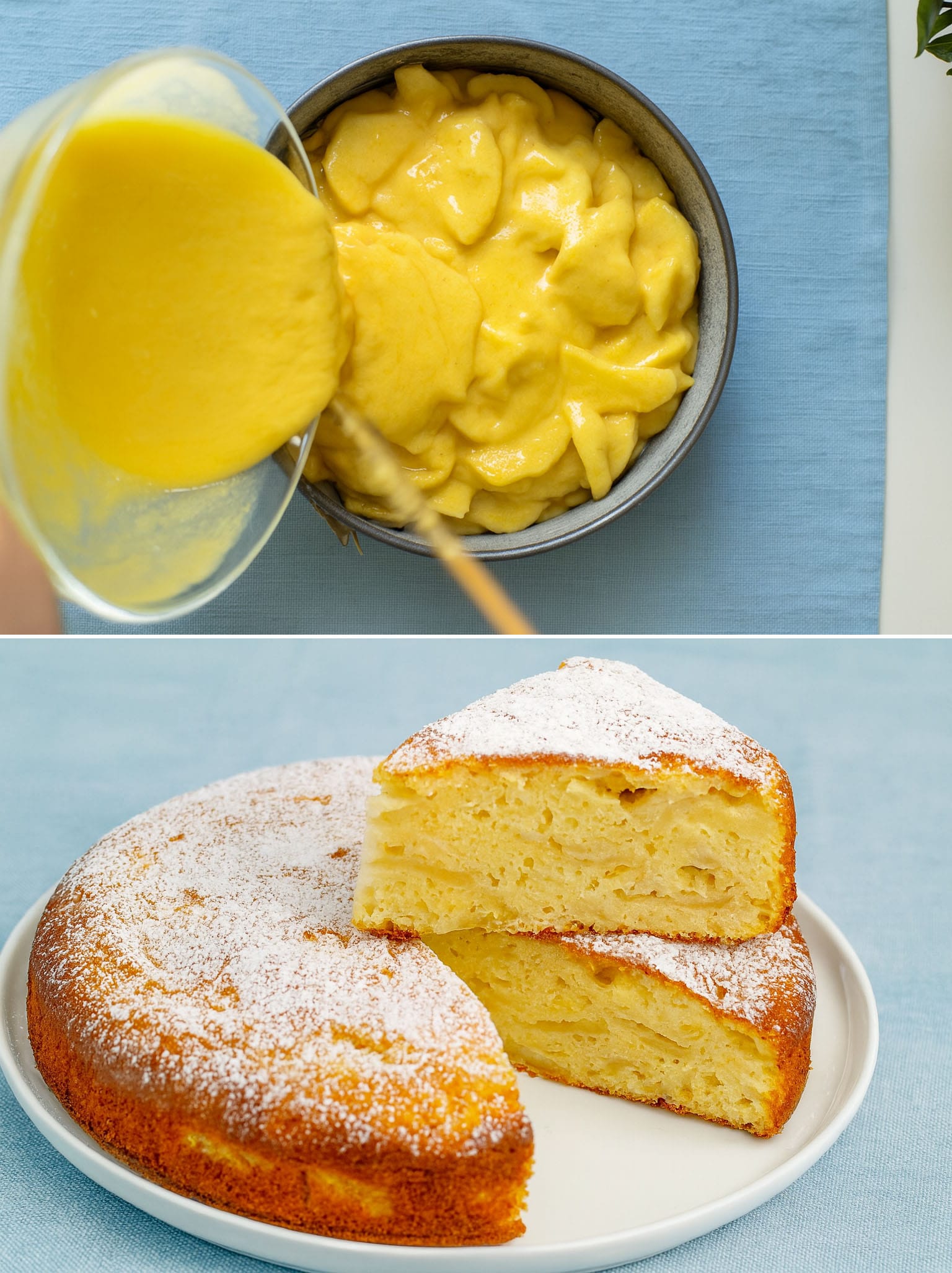 Torta di mele e yogurt
