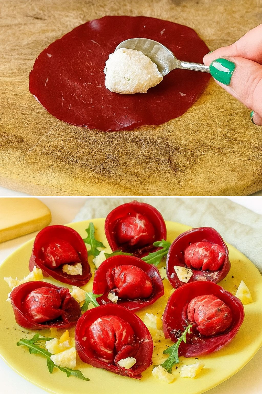 Tortelloni di bresaola e ricotta