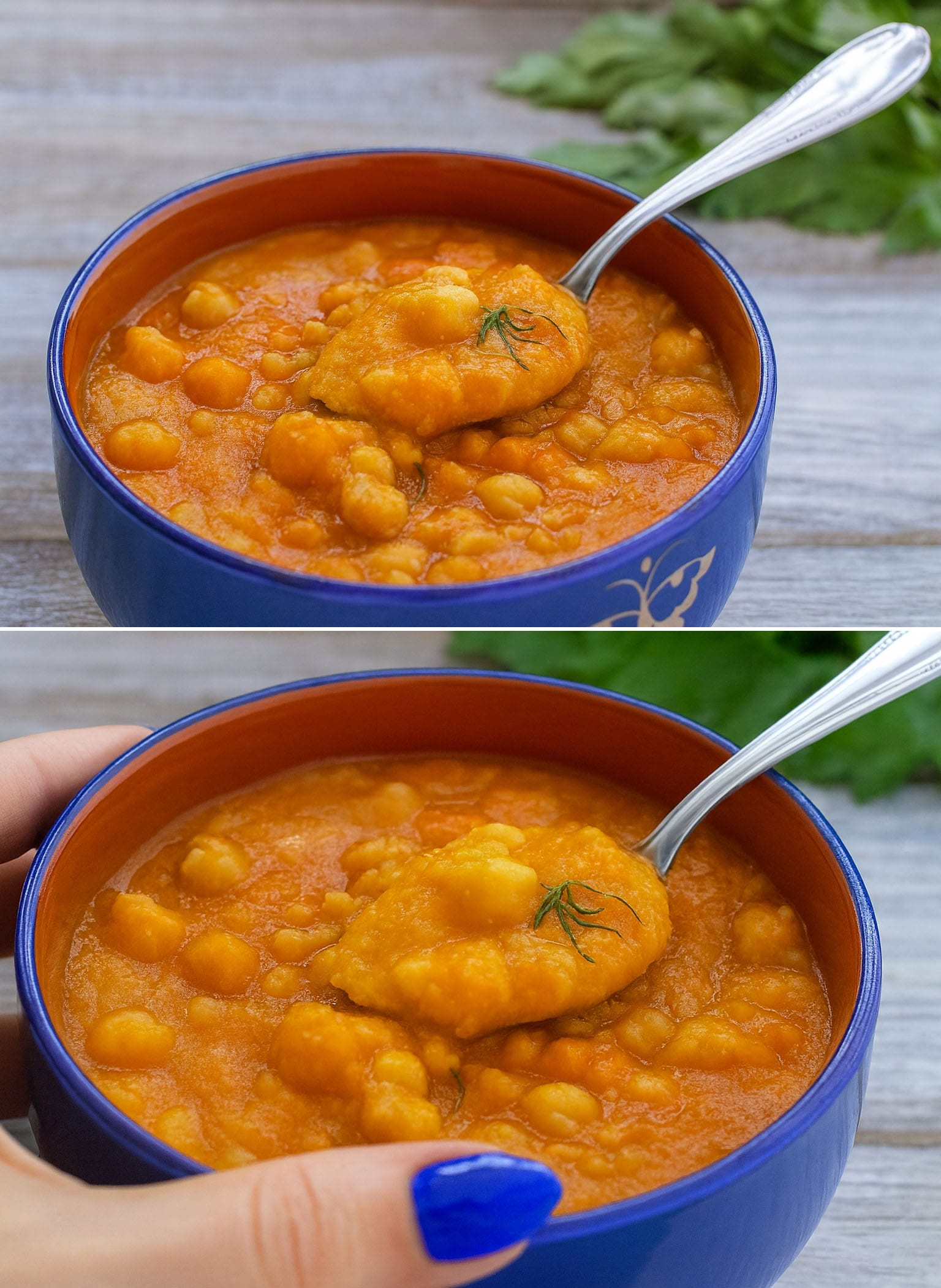 Zuppa di ceci e patate