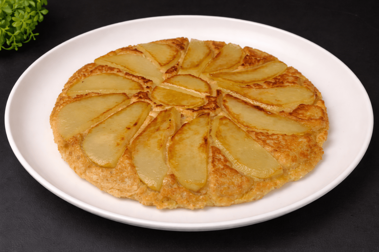 Torta di avena e frutta