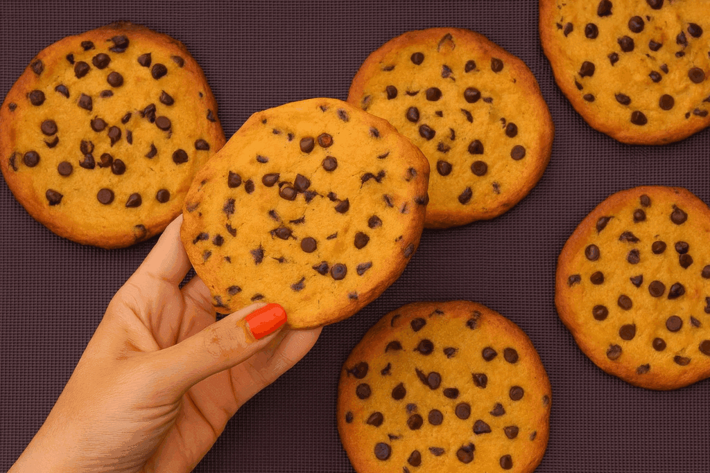 Sembrano dei normali biscotti al cioccolato… invece sono proteici e senza burro: li preparo ogni settimana e mi hanno cambiato la colazione (e la linea!)