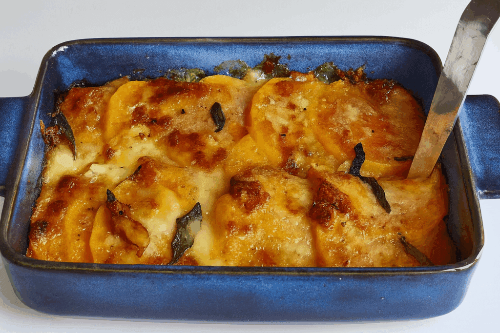 Con pochissime calorie preparo uno sformato cremoso e saporito, il più buono dell’autunno: zucca e zucchine, che bontà!