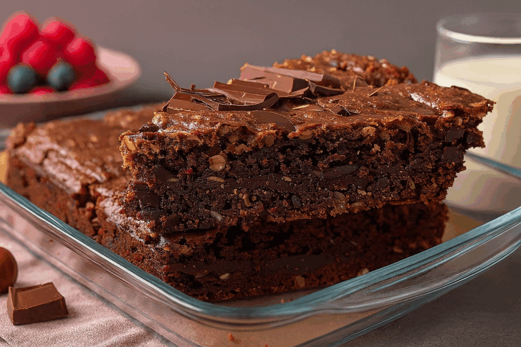 La colazione che mi fa sentire bene: torta di avena, cacao e banana — zero farina, zero burro, ma 100% bontà!