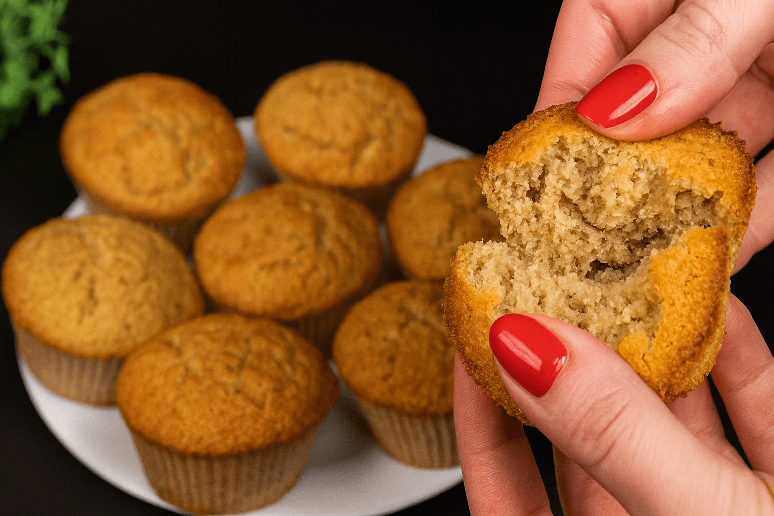 Muffin di avena e mela