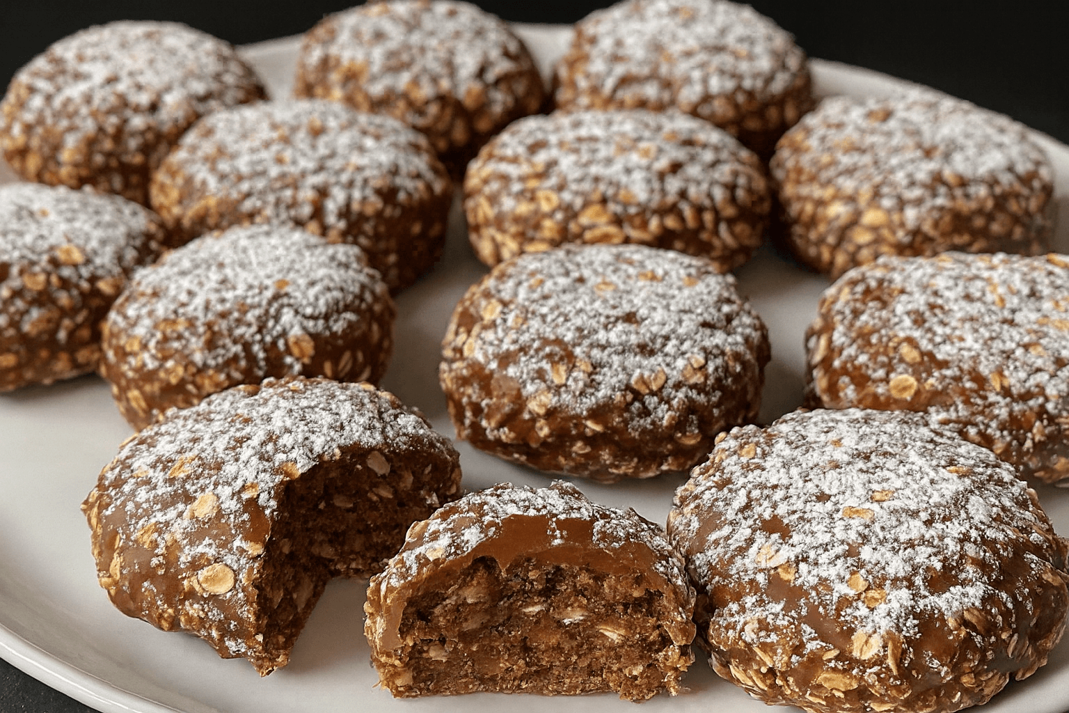 Biscotti di avena, noci e banana