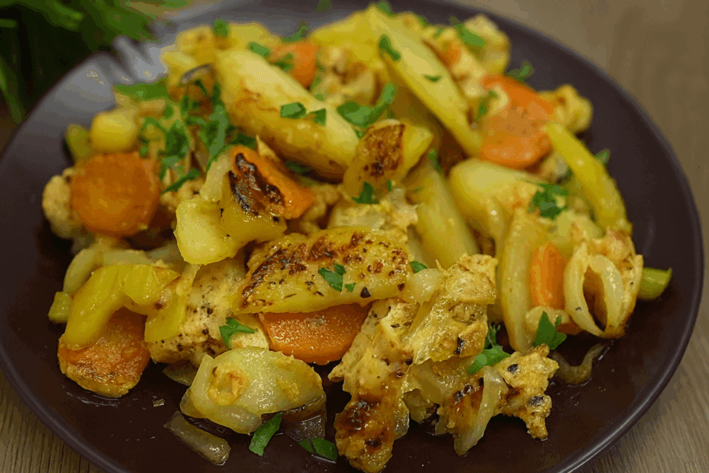 Non serve friggere né accendere il forno: pollo, verdure e patate in cartoccio, una cena leggera che sembra uno sgarro ma non lo è!