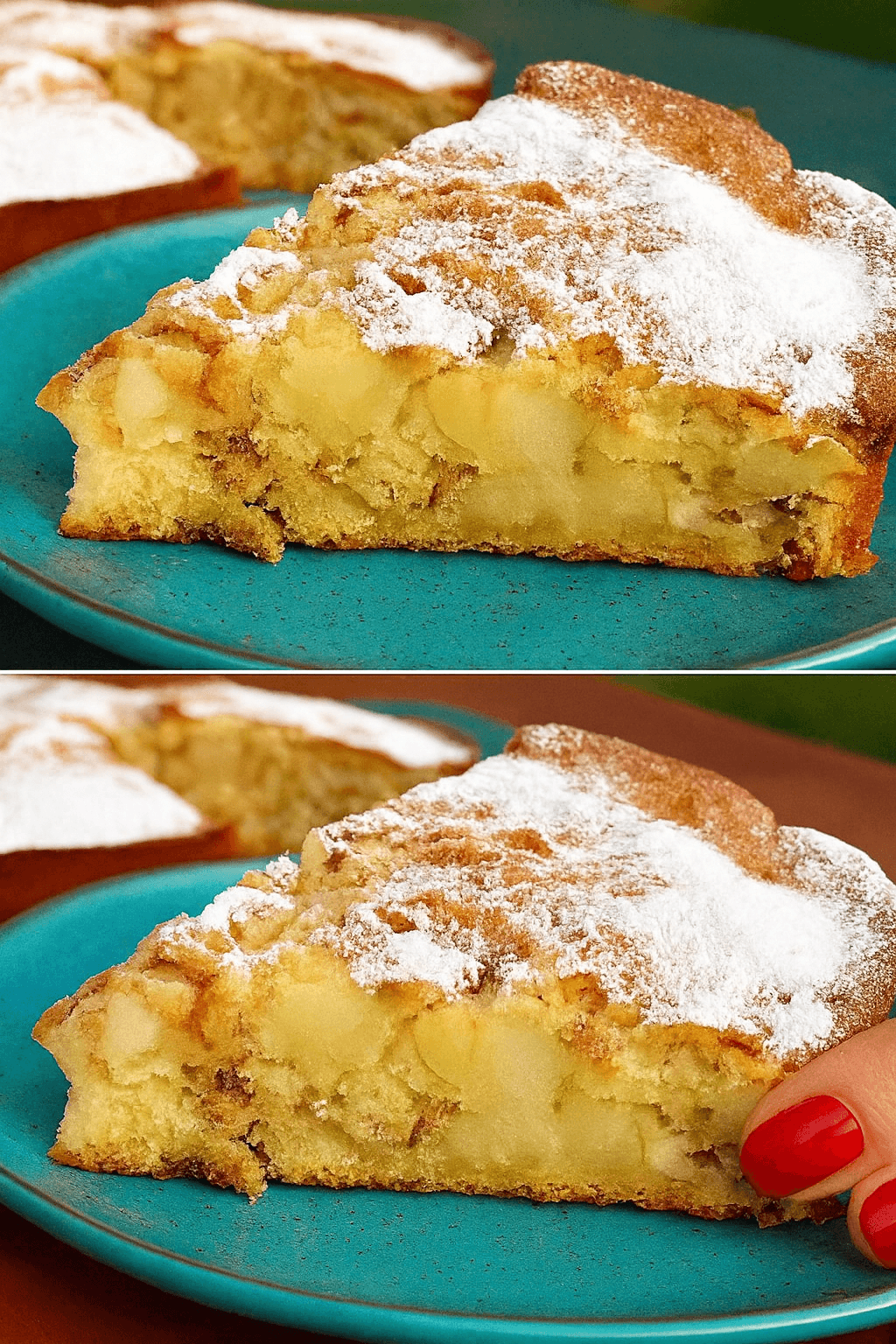 Torta di mele e noci