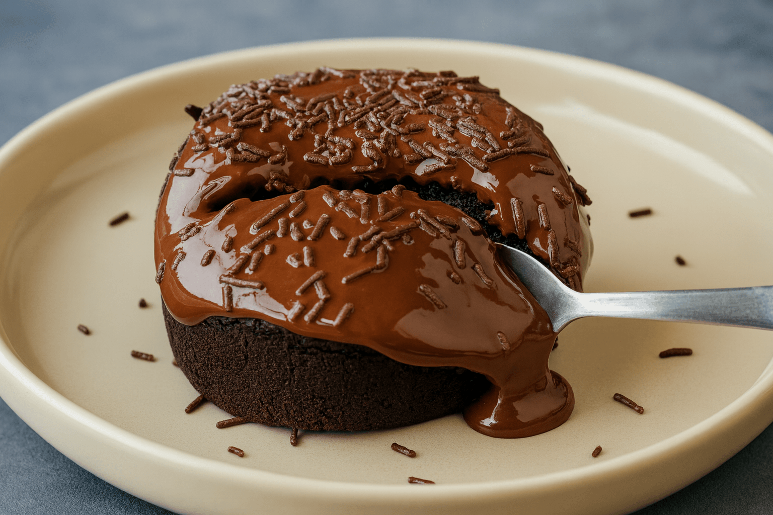 Tortino al cioccolato all'acqua