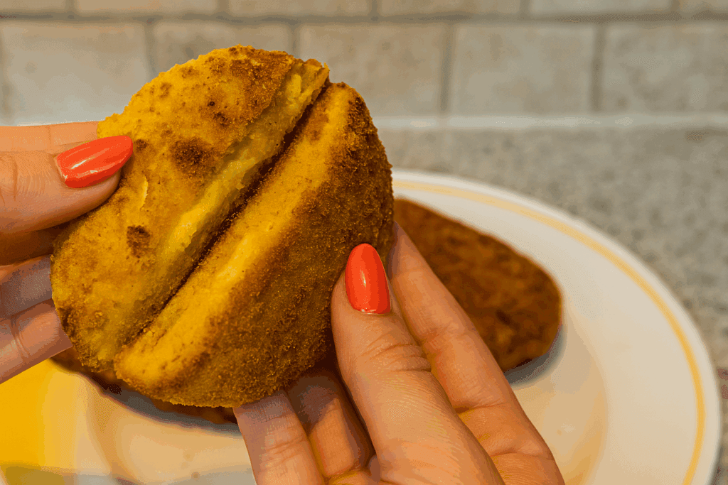 Perfetti per una cena leggera e completa: burger di zucca e patate con cuore filante, ricchi di betacarotene e super sazianti!