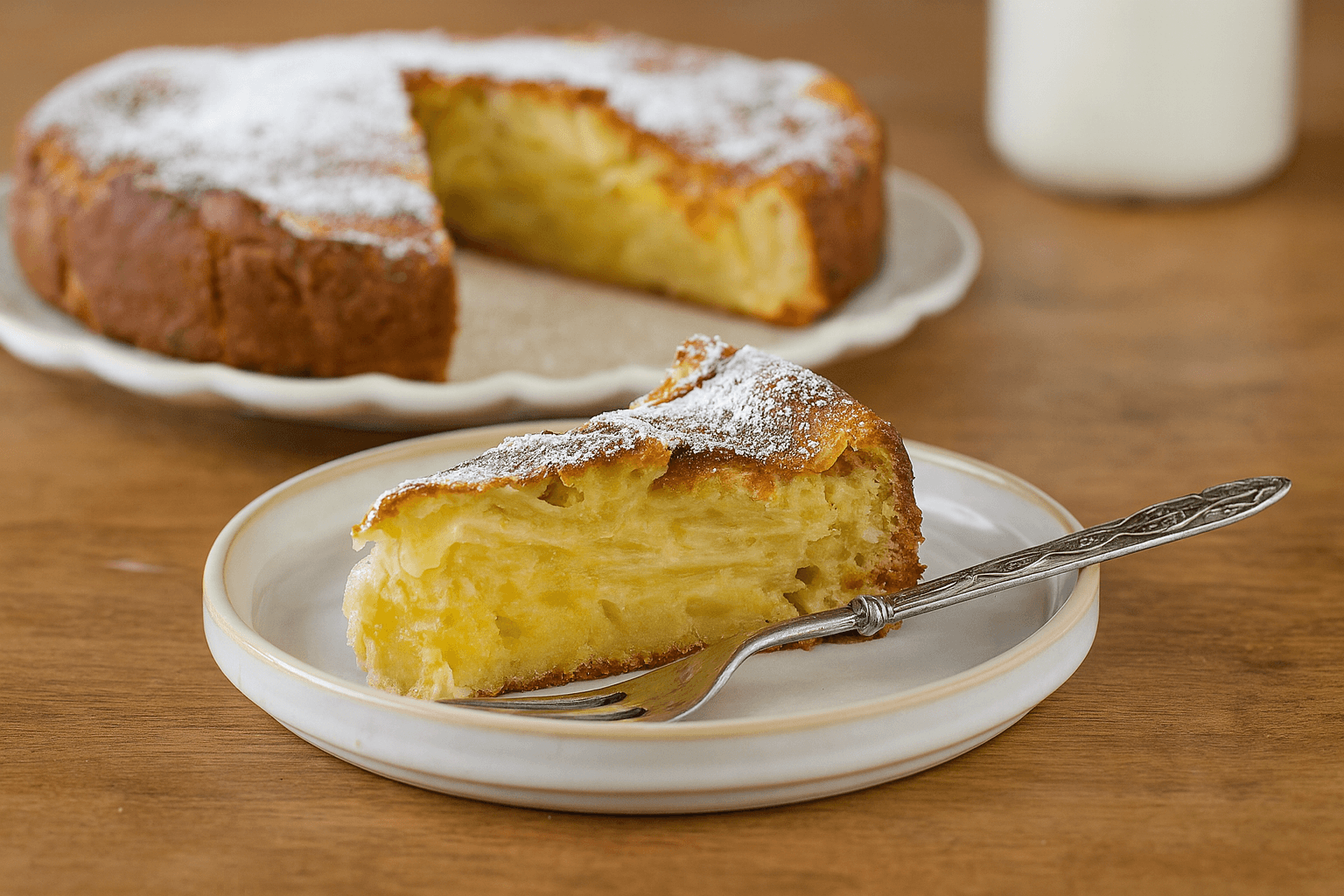 Torta di mele e yogurt greco