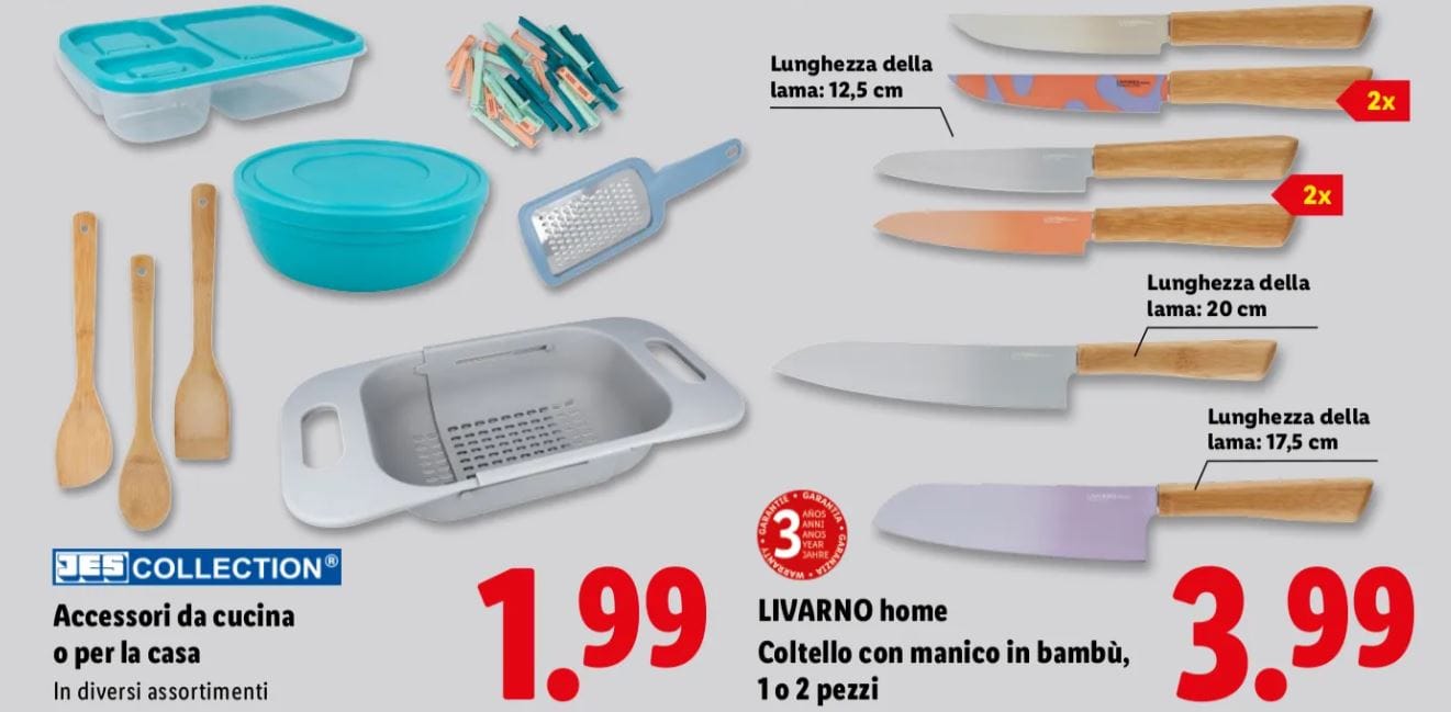 Accessori cucina e casa lidl